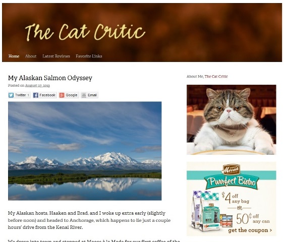 ※Picture:Screenshot of The Cat Critic